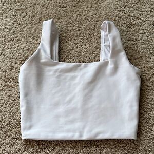 YPB Curve Love by Abercrombie White Women's Sports Bra XS